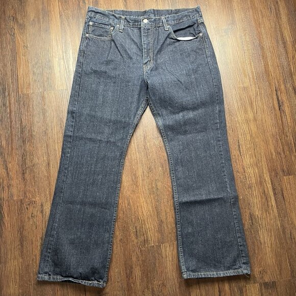 LEVI'S 527 Bootcut Jeans Men’s Size 38 x 30 Denim Dark Wash Blue Pants